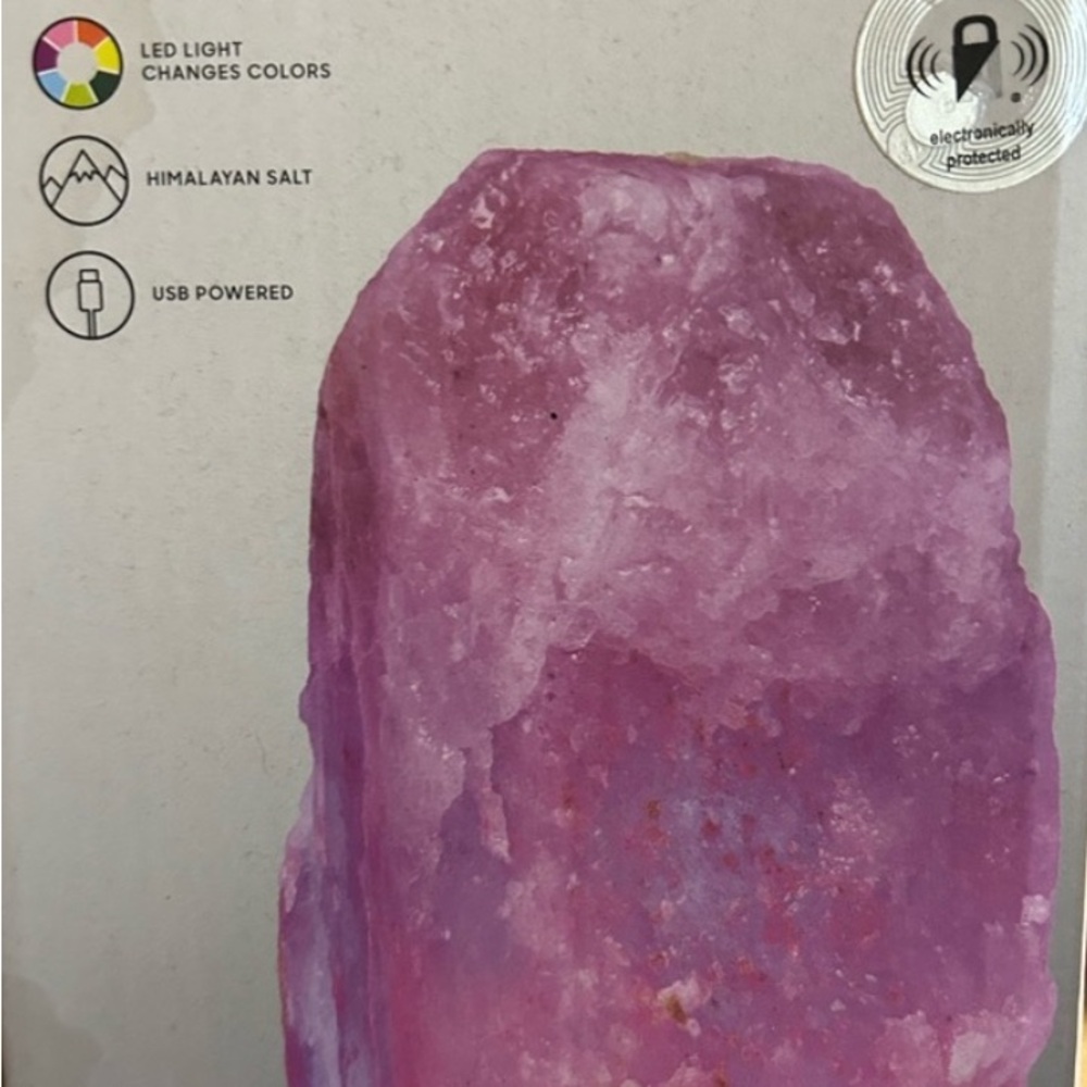 Pink Himalayan Salt Lamp with LED Light
